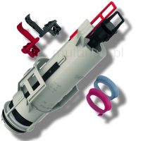 Tece Profil - zawór spłukujący A2 z koszem z uszczelką o-ring i wkładką fryzującą fi 42 9820223