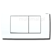 Geberit Przycisk spłukujący do WC Unifix Twinline 30 biały/chrom/biały 115.899.KJ.1