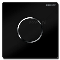 Geberit Płytka przykrywająca Sigma10 czarna/chrom/czarna 241.925.KM.1